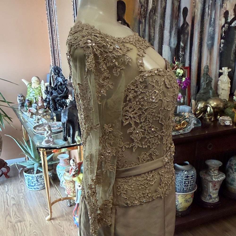 MGNY‎ Gold Dress